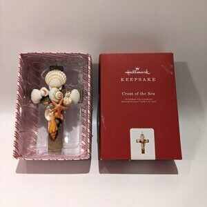 Lovely Hallmark “Cross of the Sea” Porcelain Ornament – 2018 Keepsake Decoration